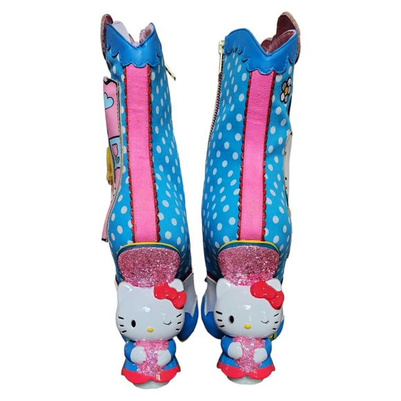 Irregular Choice Shoes Hello Kitty Sanrio Playing Dress Up Heels Size 10 - Picture 7 of 9